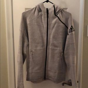 NWT Adidas Knit Full Zip Jacket